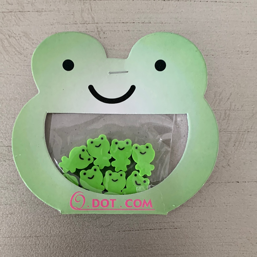 Frog Erasers
